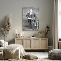 Abraham Lincoln and Son Willie Portrait Poster PosterGoat