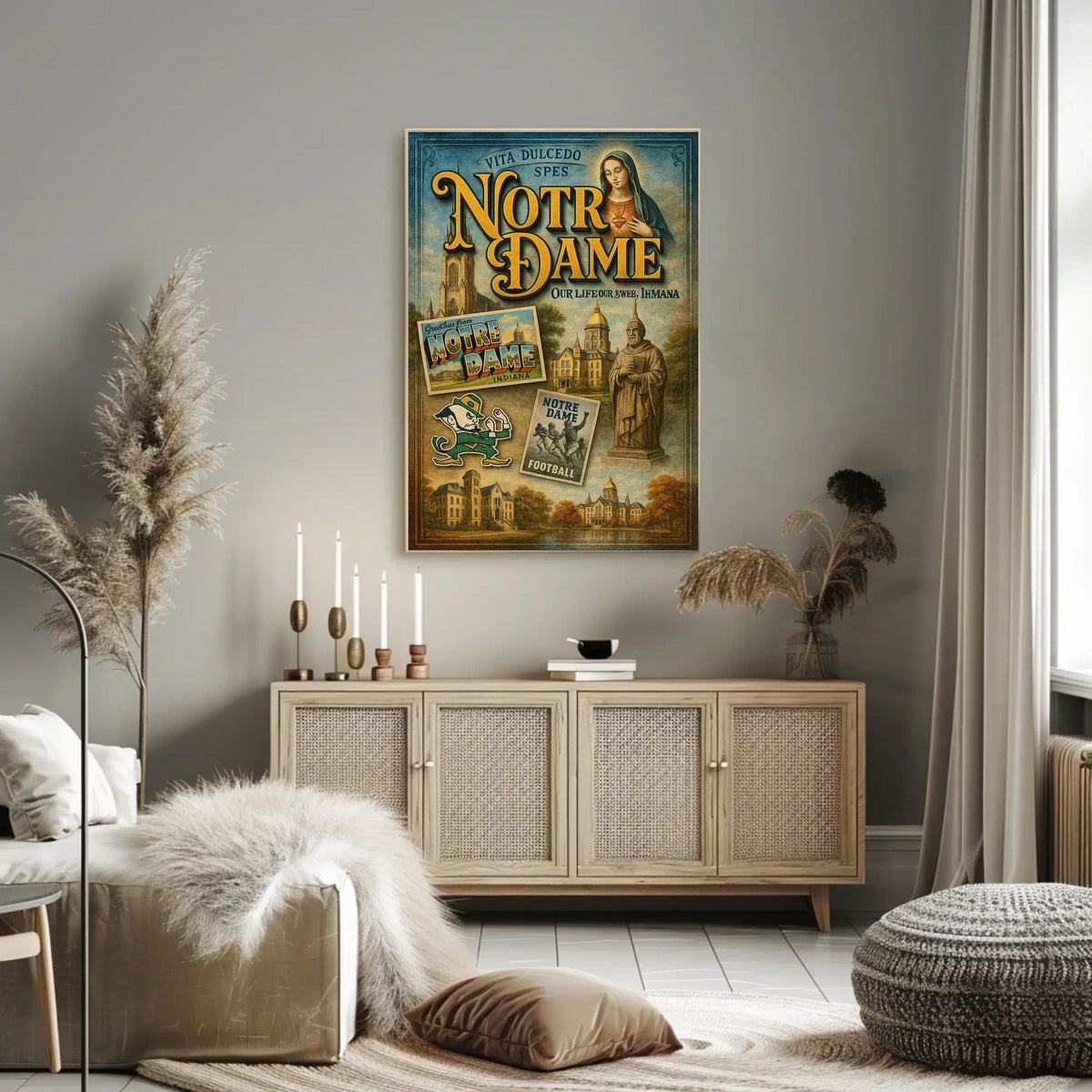 Notre Dame A Legacy Of Faith And Poster