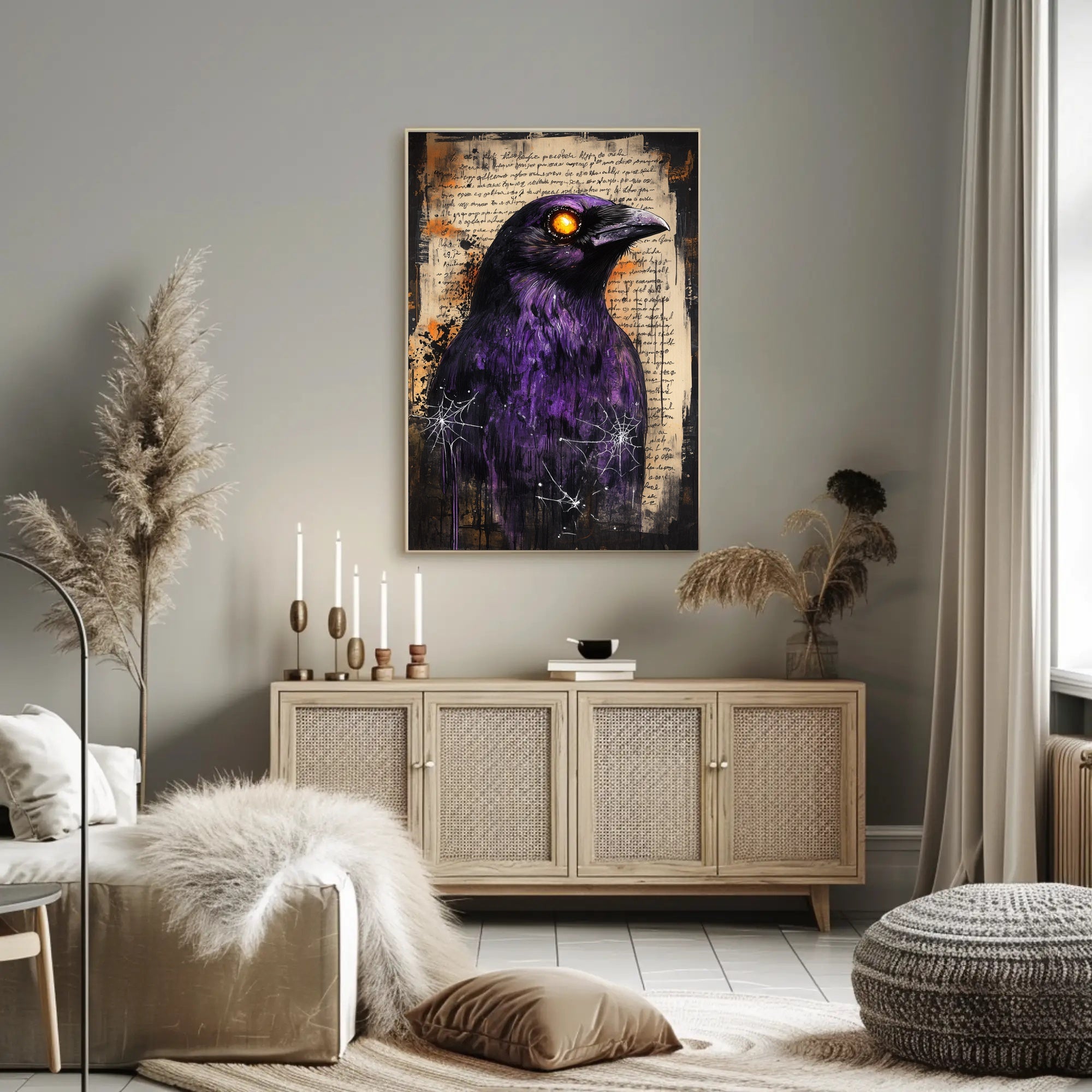 The Enigmatic Raven Poster