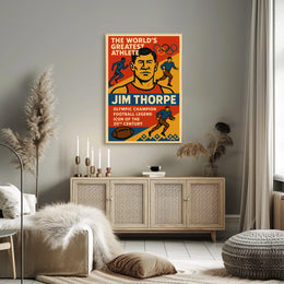 The Worlds Greatest Athlete Jim Thorpe Poster