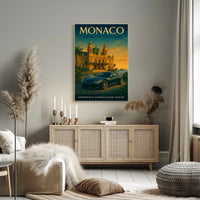 Monaco A Jewel of the Riviera Poster