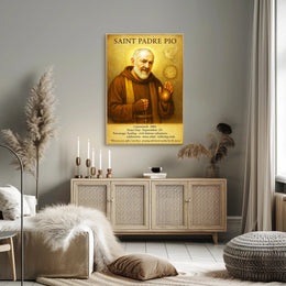 Saint Padre Pio Poster PosterGoat