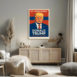 Trump Visionary Leader Pop Art Patriotic Poster