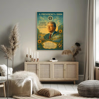 Jimmy Carter Civic Impact Presidential Artwork PosterGoat