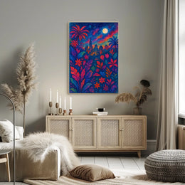 Cityscape In Bloom Poster