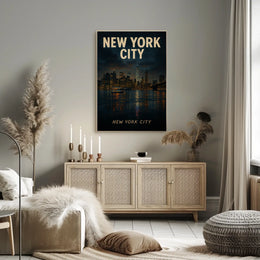 New York City Skyline Poster