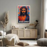 Jesus Christ Artistic Portrait Poster
