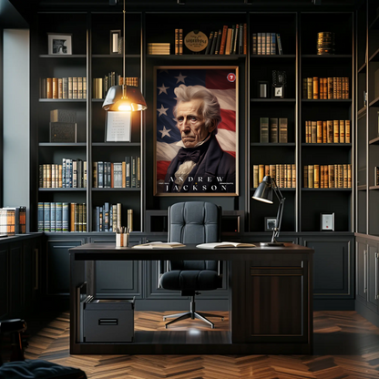 Andrew  Jackson 7th President Of The United States Portrait