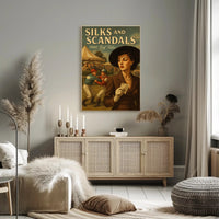 Silks and Scandals: 1946 Turf Tales Sports Poster