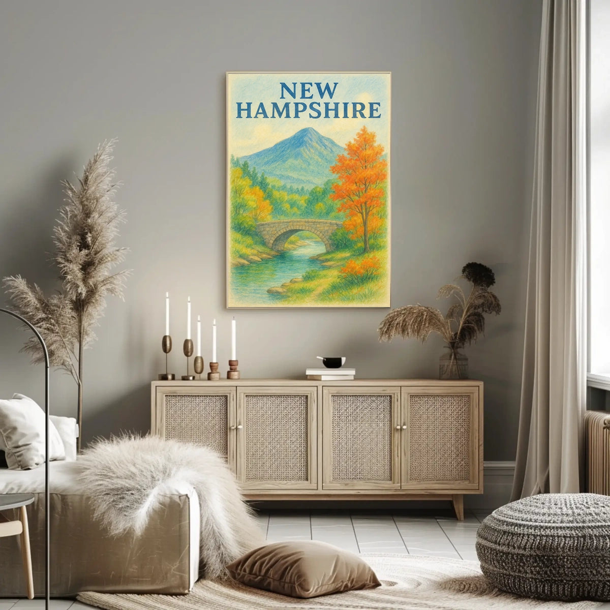 New Hampshire Scenic Poster