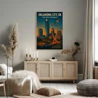 Oklahoma City The Big Friendly Poster