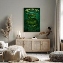 Green Anaconda Master of the Wild Poster