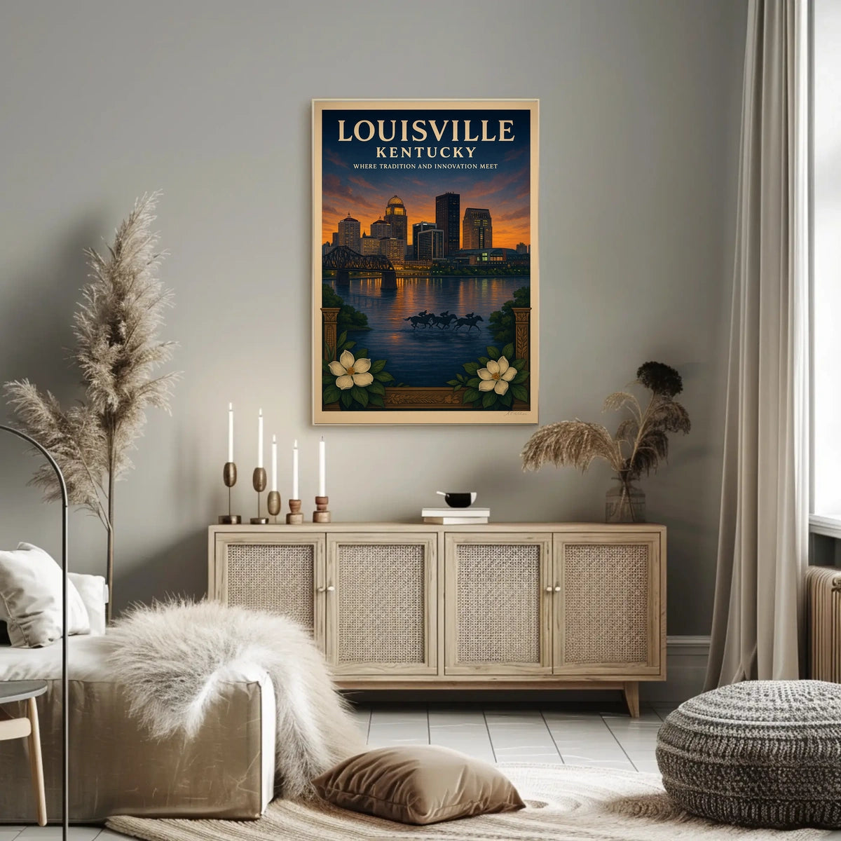 Louisville, Kentucky Where Tradition and Innovation Meet Poster