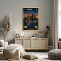 Louisville, Kentucky Where Tradition and Innovation Meet Poster