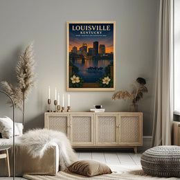 Louisville, Kentucky Where Tradition and Innovation Meet Poster