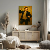 President James Monroe Funny Fist Pump Poster