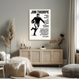 Celebrating Jim Thorpe A Legendary Athlete Jim Thorpe Poster