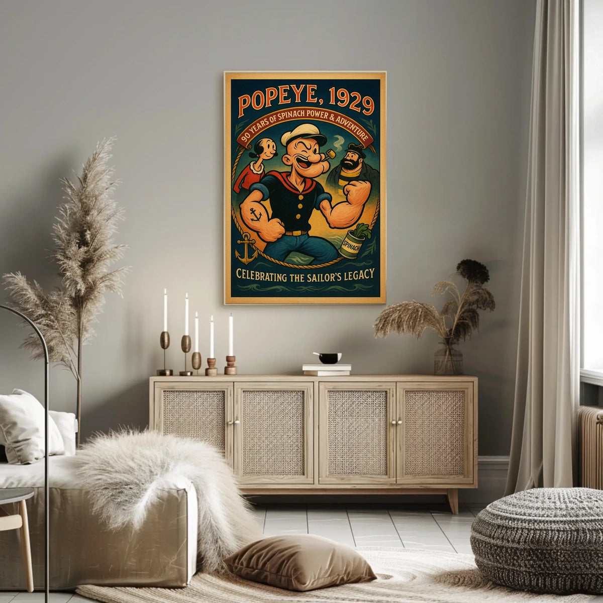 Popeye 1929 Art Poster POP-02