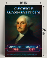 George Washington 1st President Poster PosterGoat