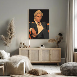 The Confident Gaze Poster