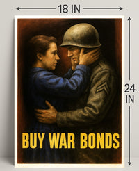 Buy War Bonds Poster PosterGoat