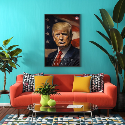 Donald Trump 45th President Of The United States Portrait
