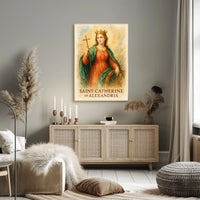 Saint Catherine of Alexandria Poster