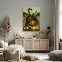 Jim Thorpe Legendary Athlete Poster