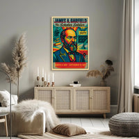 James A. Garfield The Scholar Soldier Poster PosterGoat