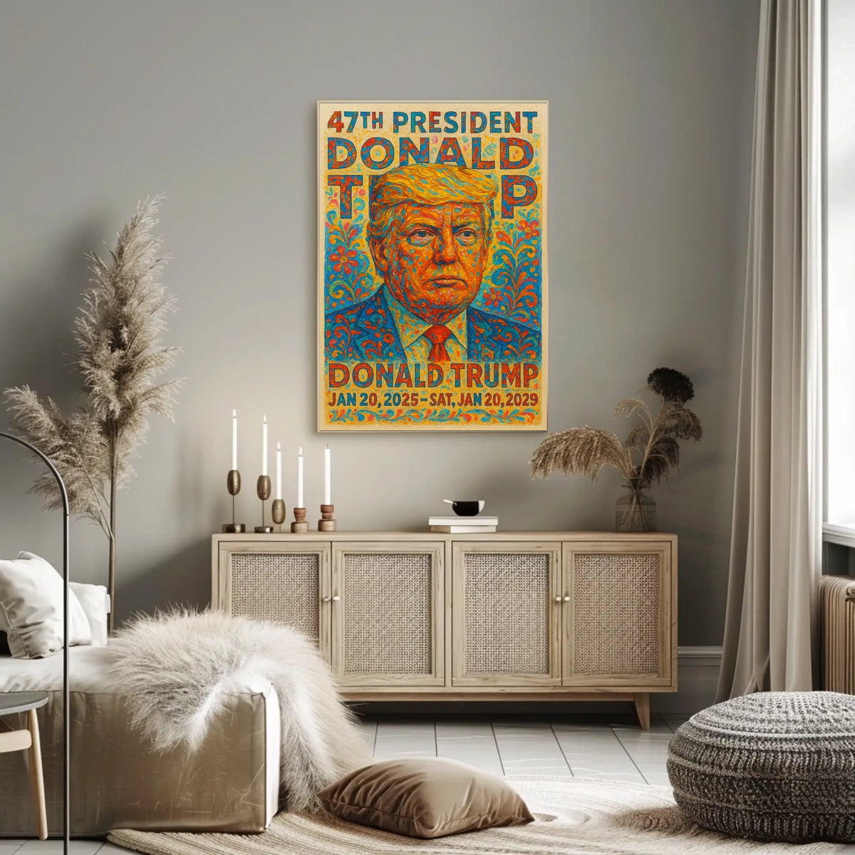 Donald Trump Mosaic Legacy Bold Patriot Poster