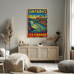 Ontario U.S.-Canada Connection Poster