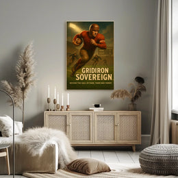 Gridiron Sovereign Football Poster