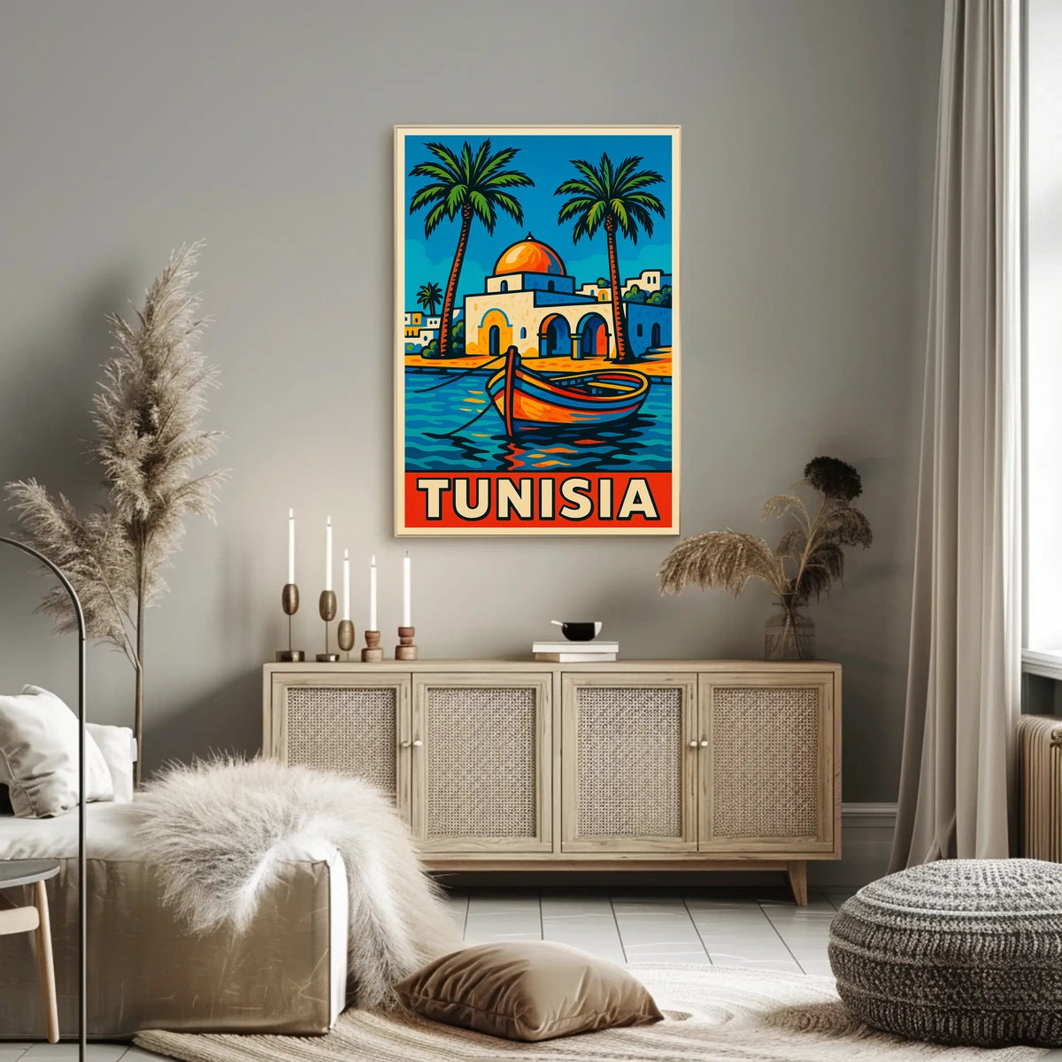 Vibrant Tunisia Poster