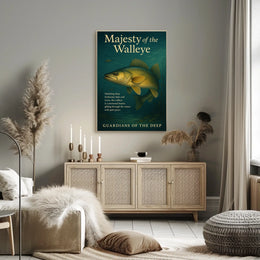 Majesty Of The Walleye Poster