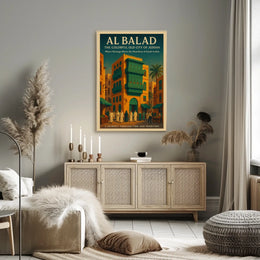 Al Balad The Colorful Old City Of Poster