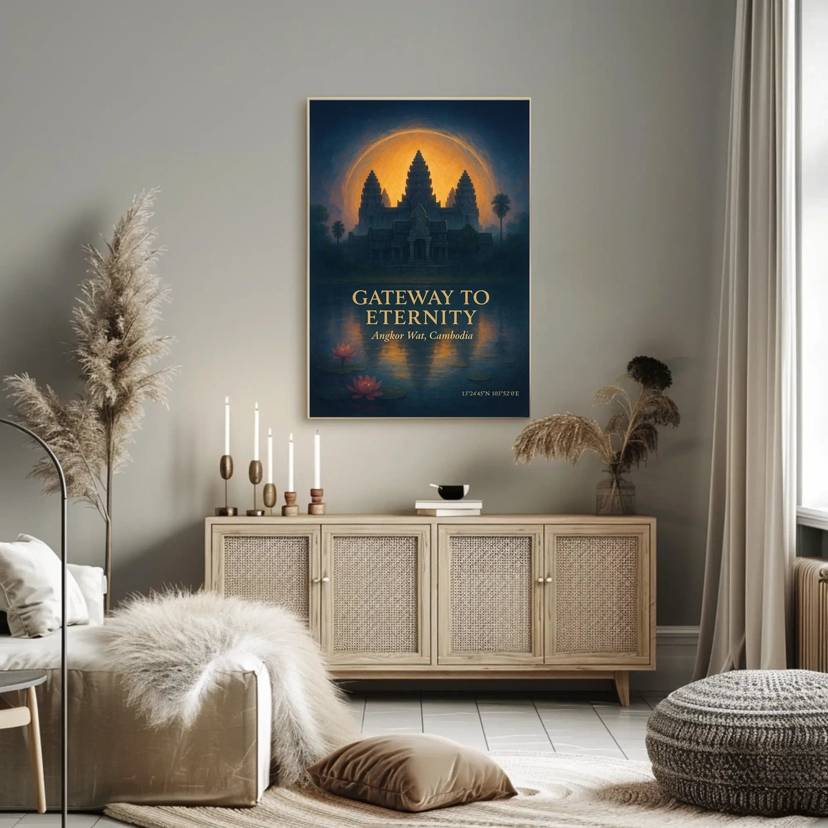 Gateway to Eternity Angkor Wat Poster