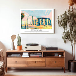 Stonehenge Illustration Poster PosterGoat