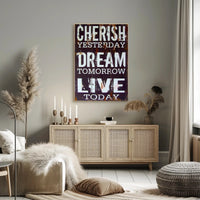 Inspirational Life Motto Poster PosterGoat