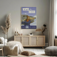 Winter Adventures in Sweden Poster PosterGoat