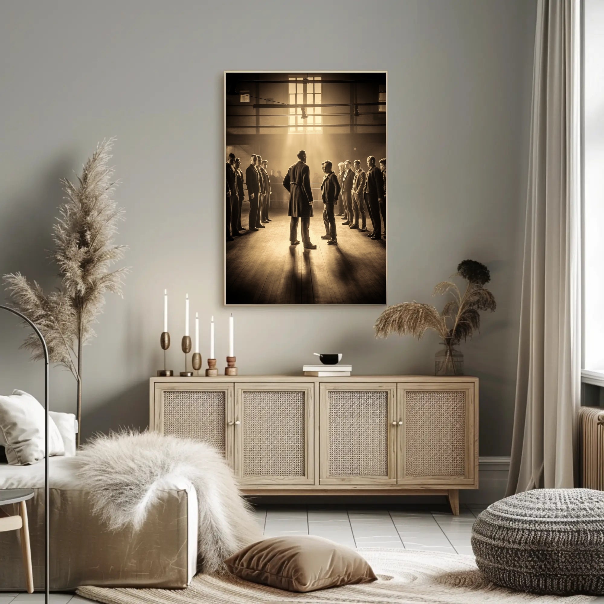 Confrontation in the Ring Poster