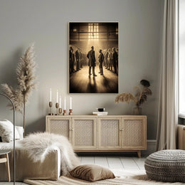 Confrontation in the Ring Poster