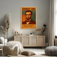 Abraham Lincoln "Honest Abe" Poster PosterGoat