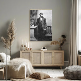 Abraham Lincoln Glasses in Hand Poster Artwork PosterGoat