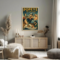 Vintage Sailor Adventure Pop Culture Poster
