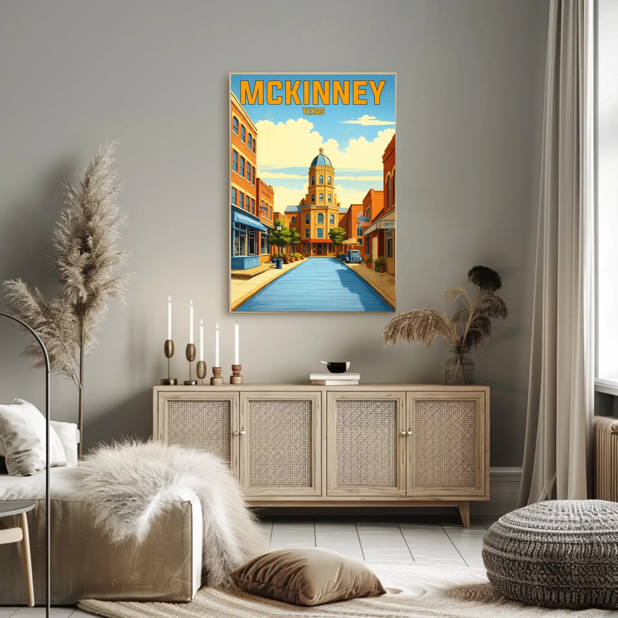 McKinney, Texas Poster PosterGoat