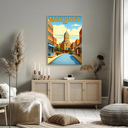 McKinney, Texas Poster PosterGoat