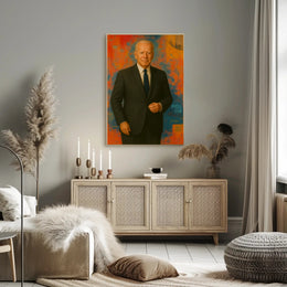 Confident Abstract Art: Modern Expressionism Poster