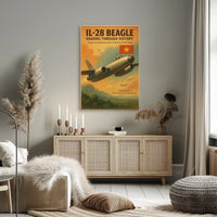 IL-28 Beagle Soaring Through History Poster
