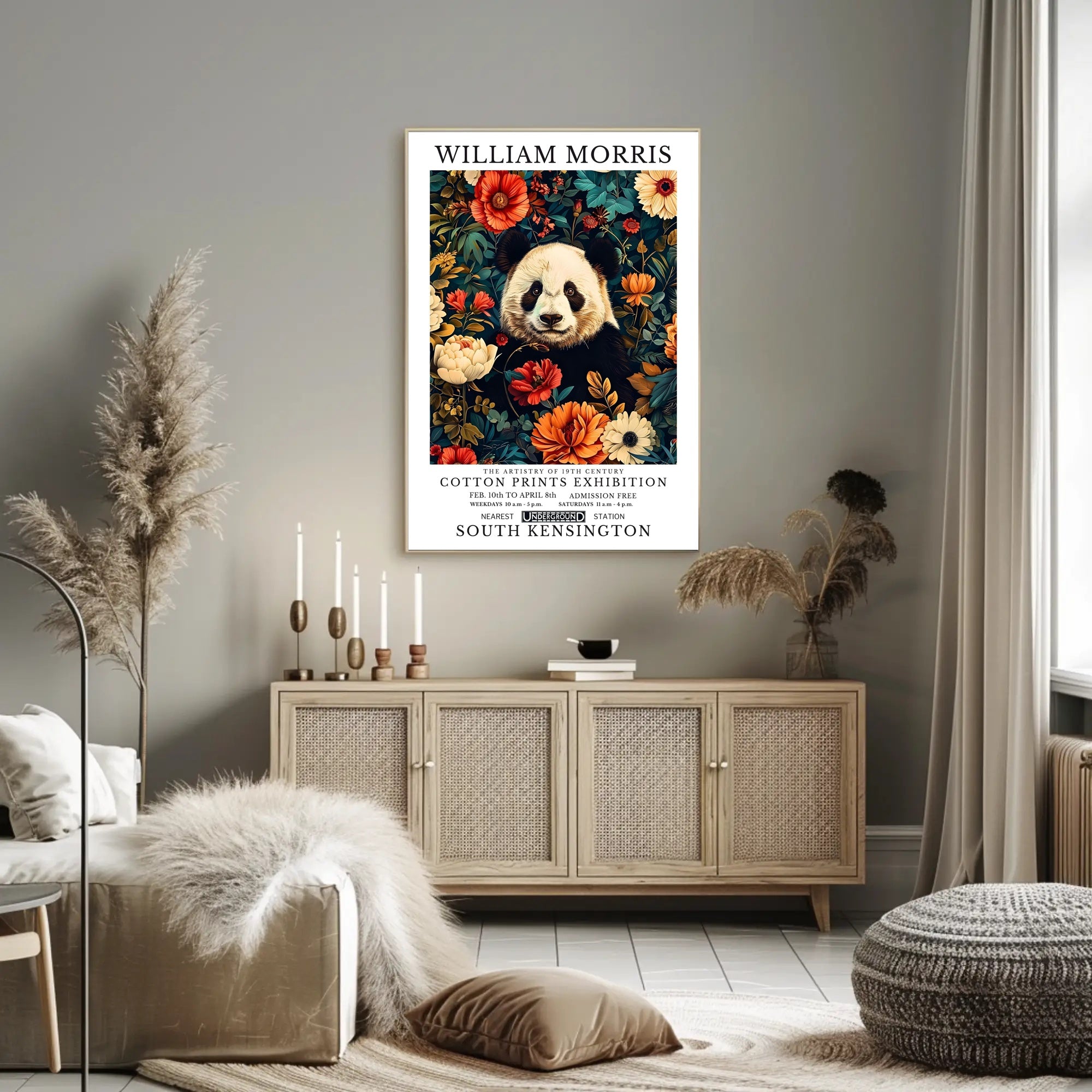 Cotton Prints Exhibition Poster: Cultural or Heritage Poster