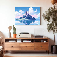 Enchanted Castle by the Lake Poster